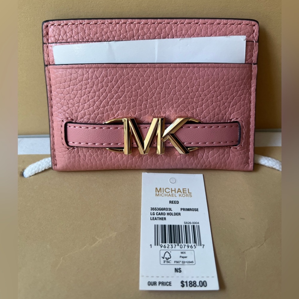 Michael Kors Pink Card Case